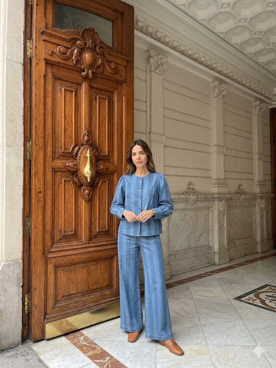 Pantalón Yolanda Azul