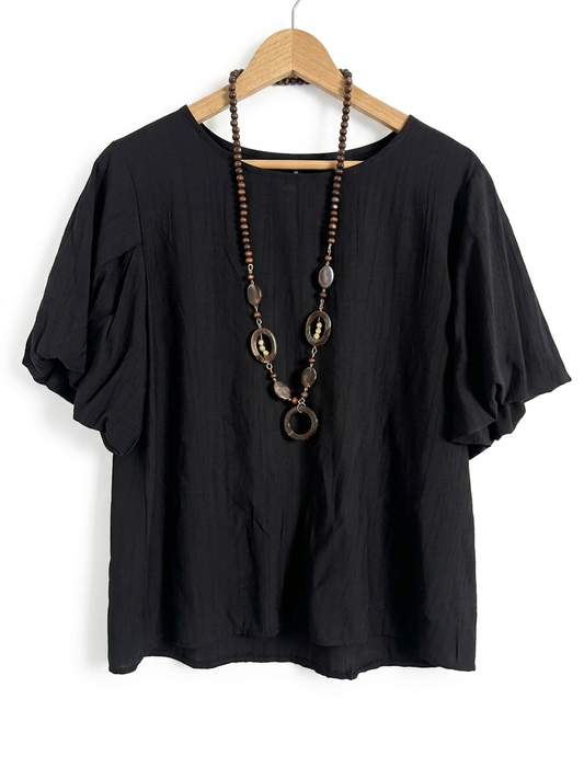 Camisa básica negra