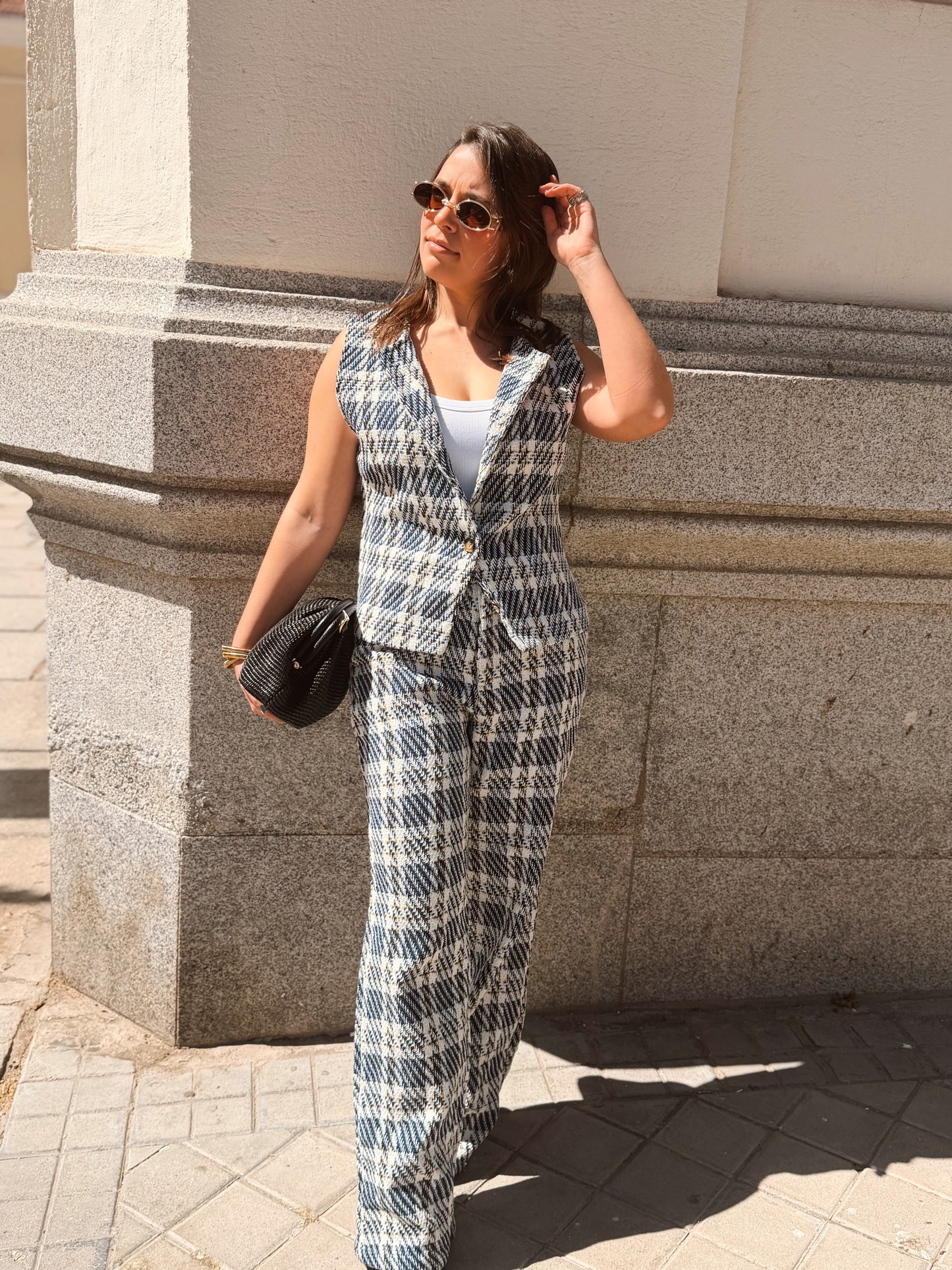 Chaleco Chloe Tweed