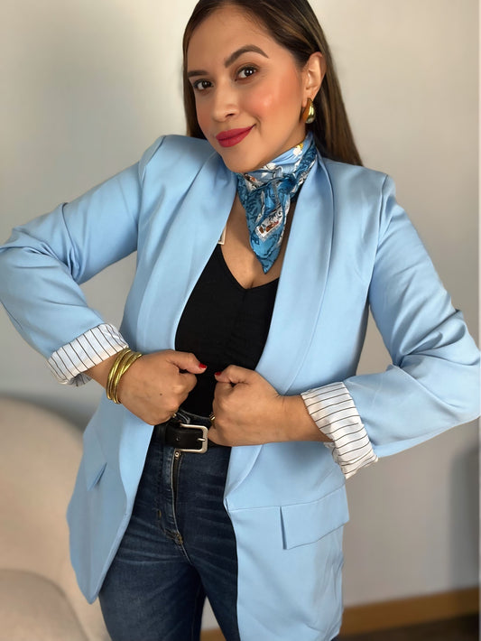 Blazer  Azul claro