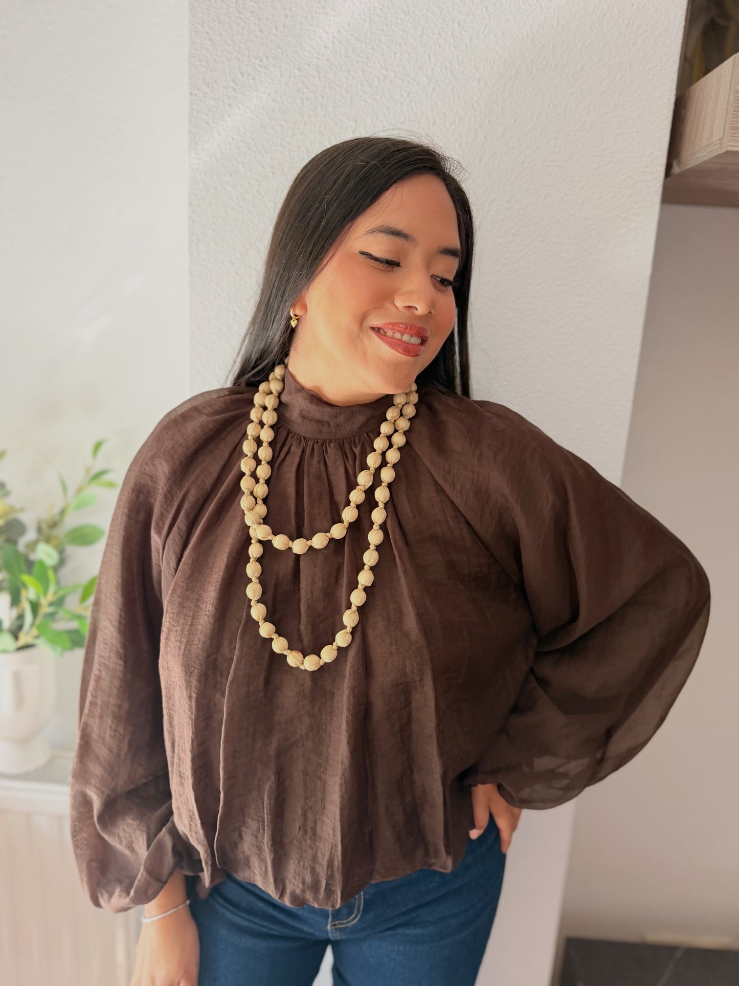 Blusa siena Chocolate