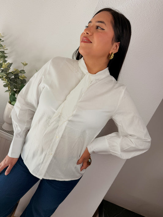 Camisa blanca 100 % Algodón