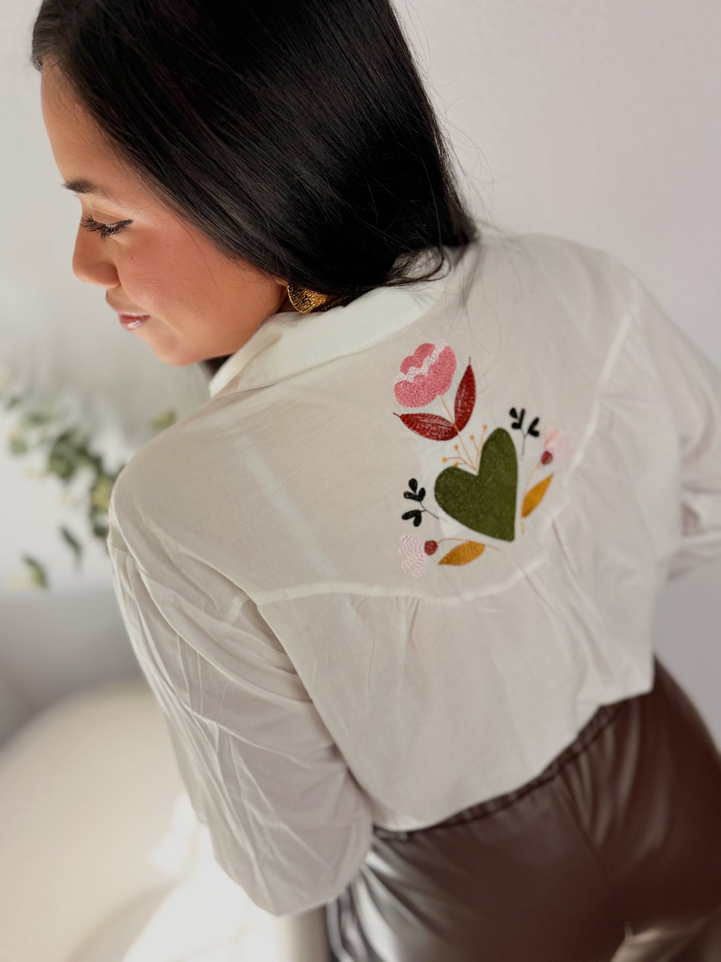 camisa Fiorela Blanca