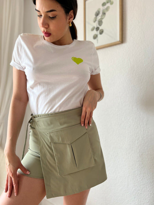 Camiseta Blanca de Algodón