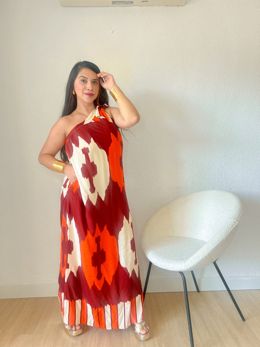 Vestido Cristina estampado